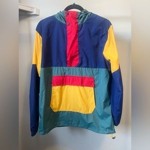 Multi colour wind breaker